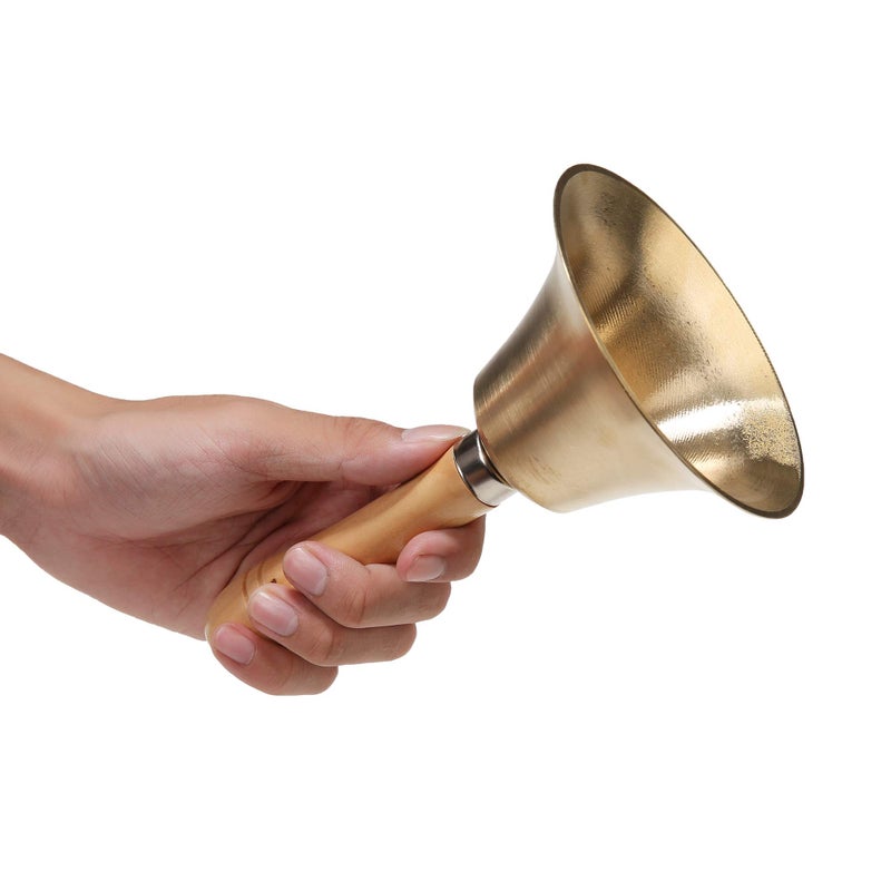TDOCK Super Loud Solid Brass Hand Call Bell - Image 4
